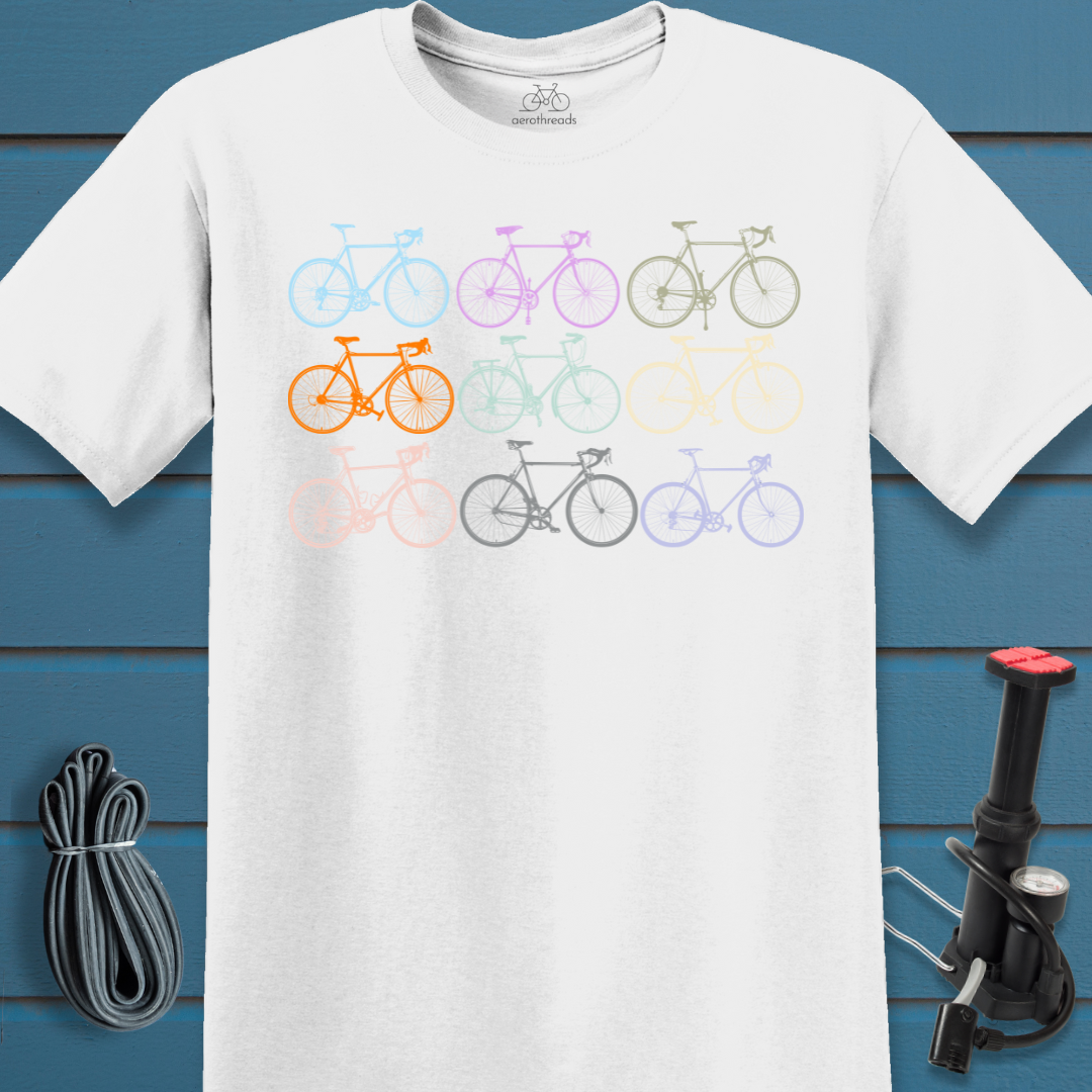 Nine bike grid t-shirt