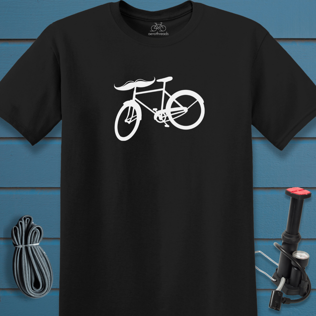 Handlebar mustache t-shirt