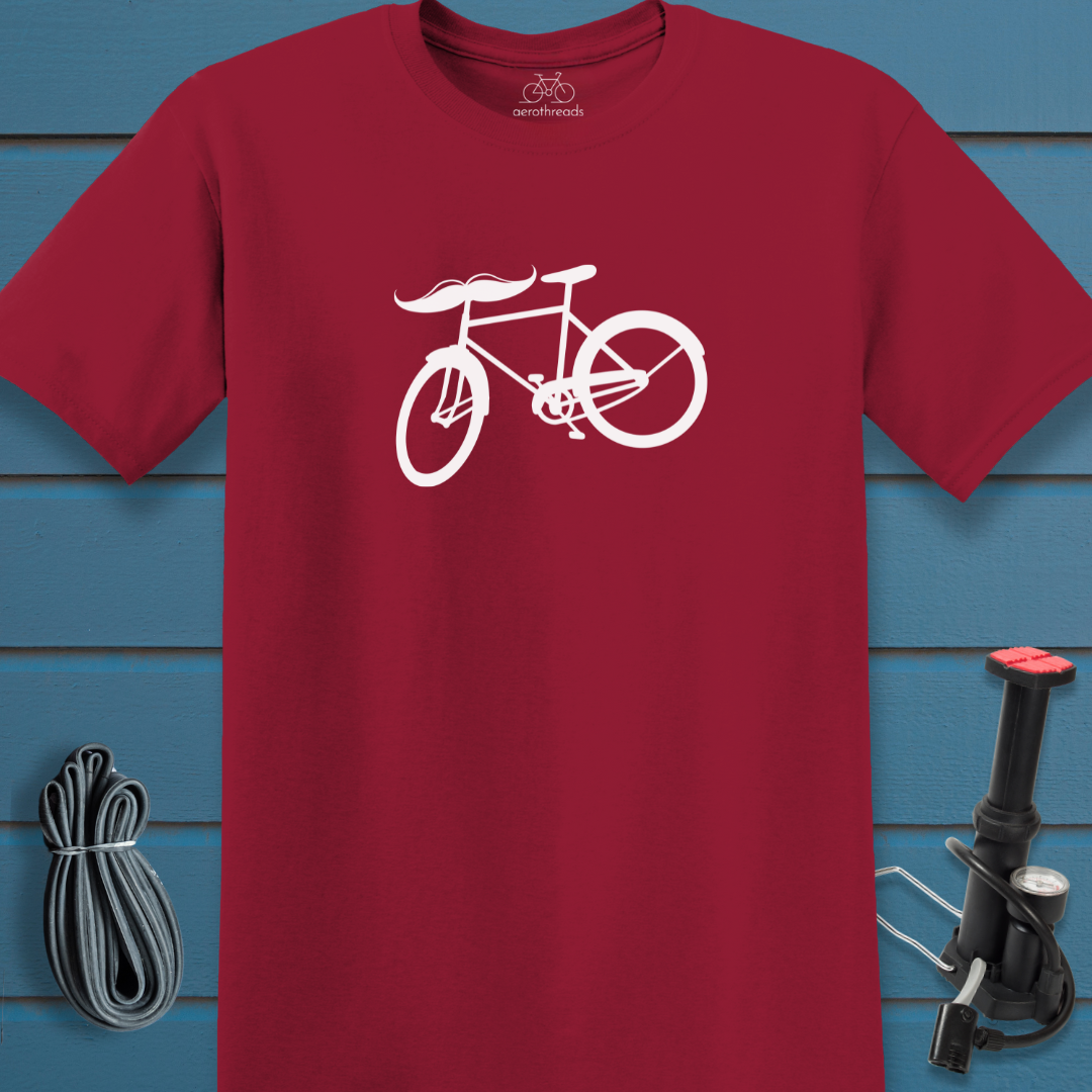 Handlebar mustache t-shirt