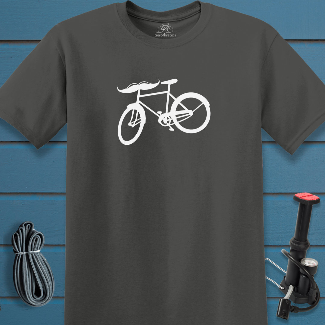 Handlebar mustache t-shirt