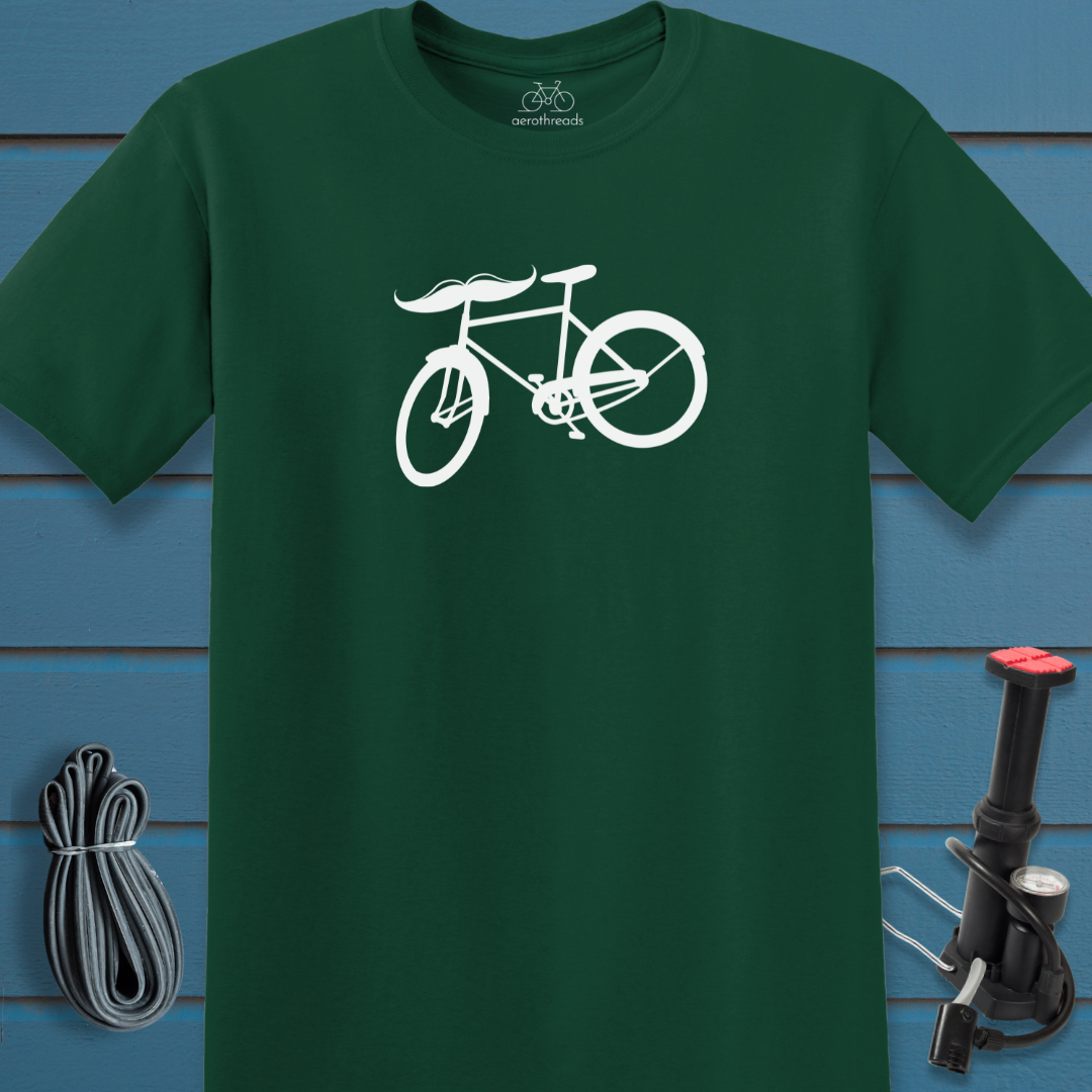 Handlebar mustache t-shirt