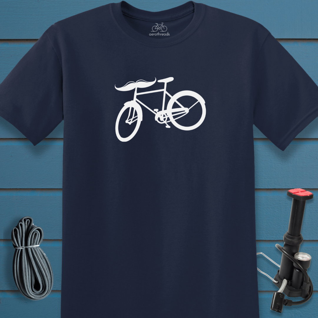 Handlebar mustache t-shirt