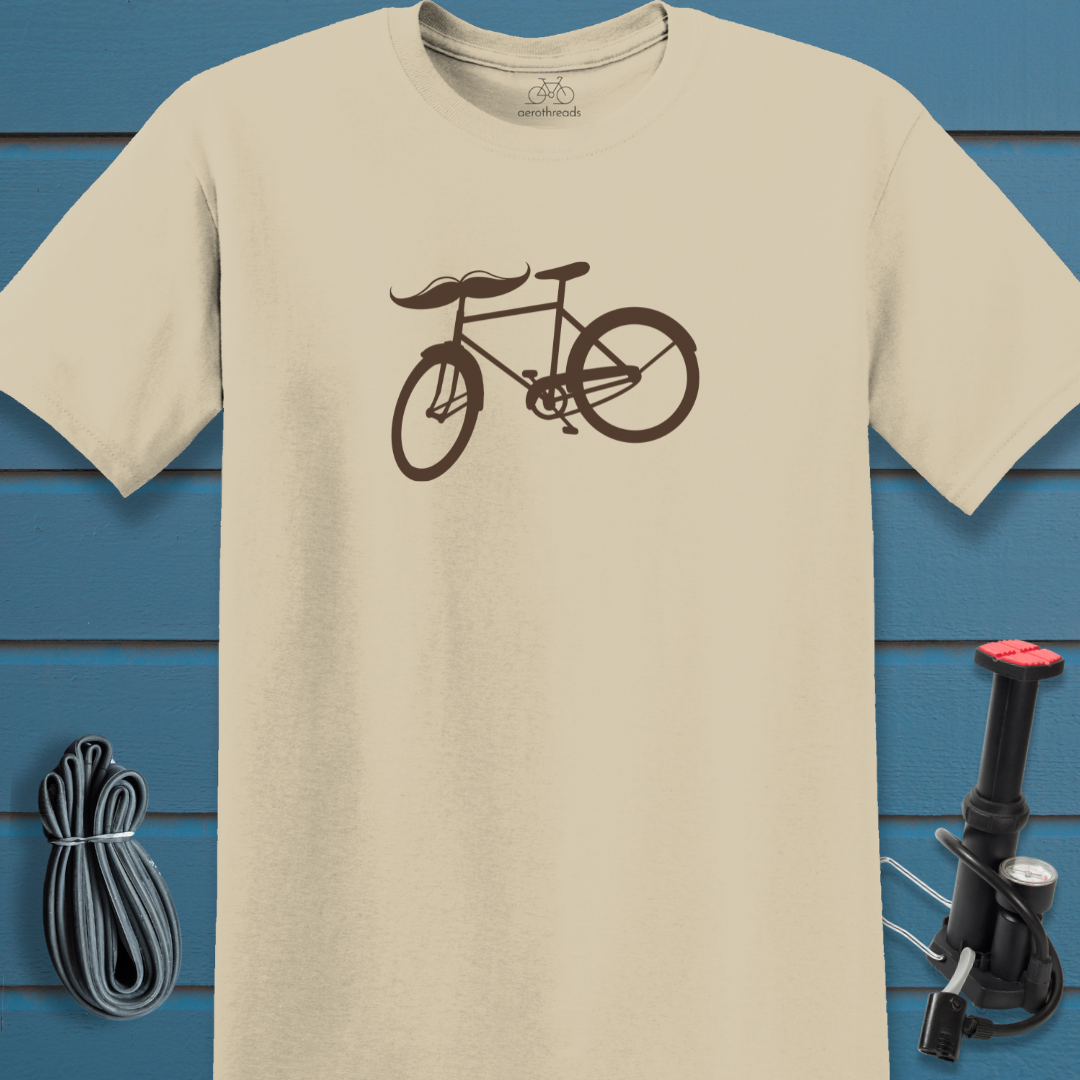 Handlebar mustache t-shirt