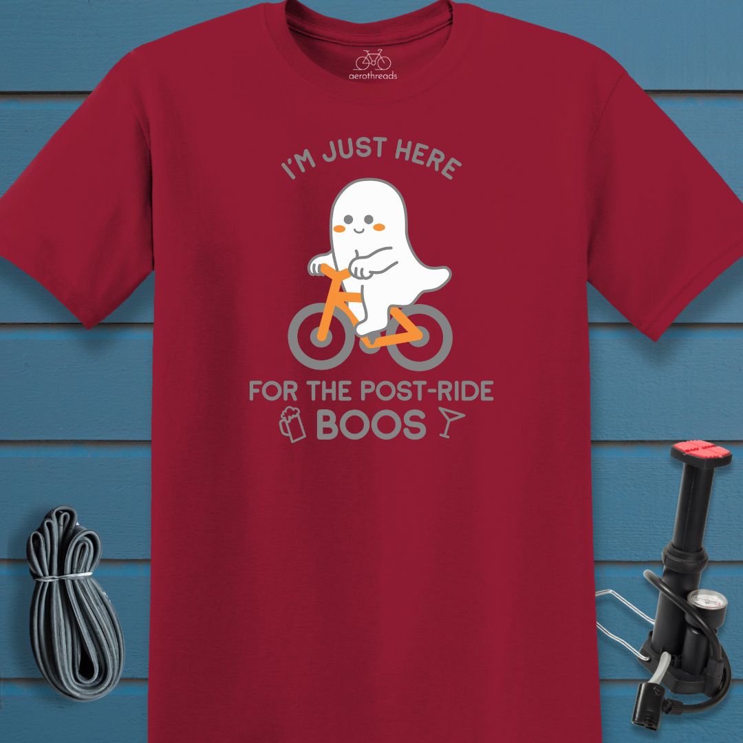 Post-Ride Boos t-shirt