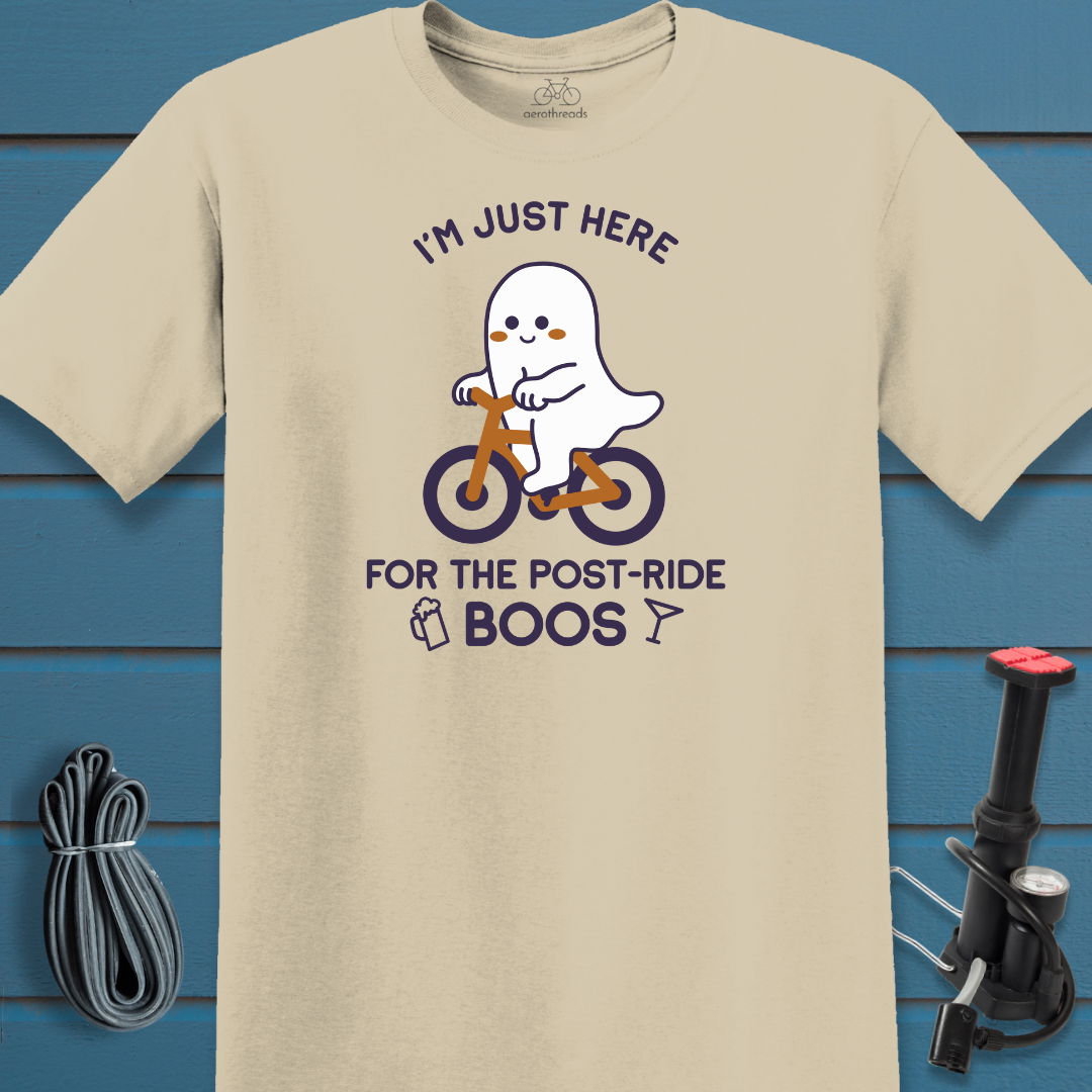 Post-Ride Boos t-shirt