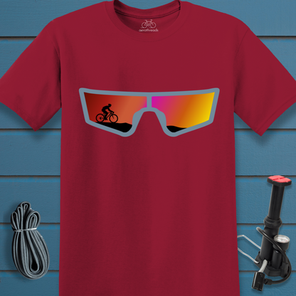 Reflective sunglasses t-shirt