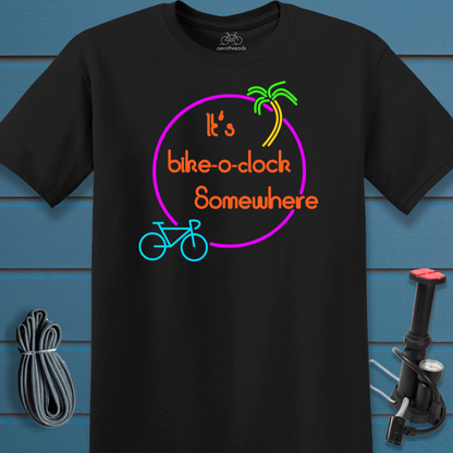 It's bike-o-clock somewhere t-shirt