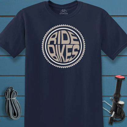 Ride bikes circle t-shirt