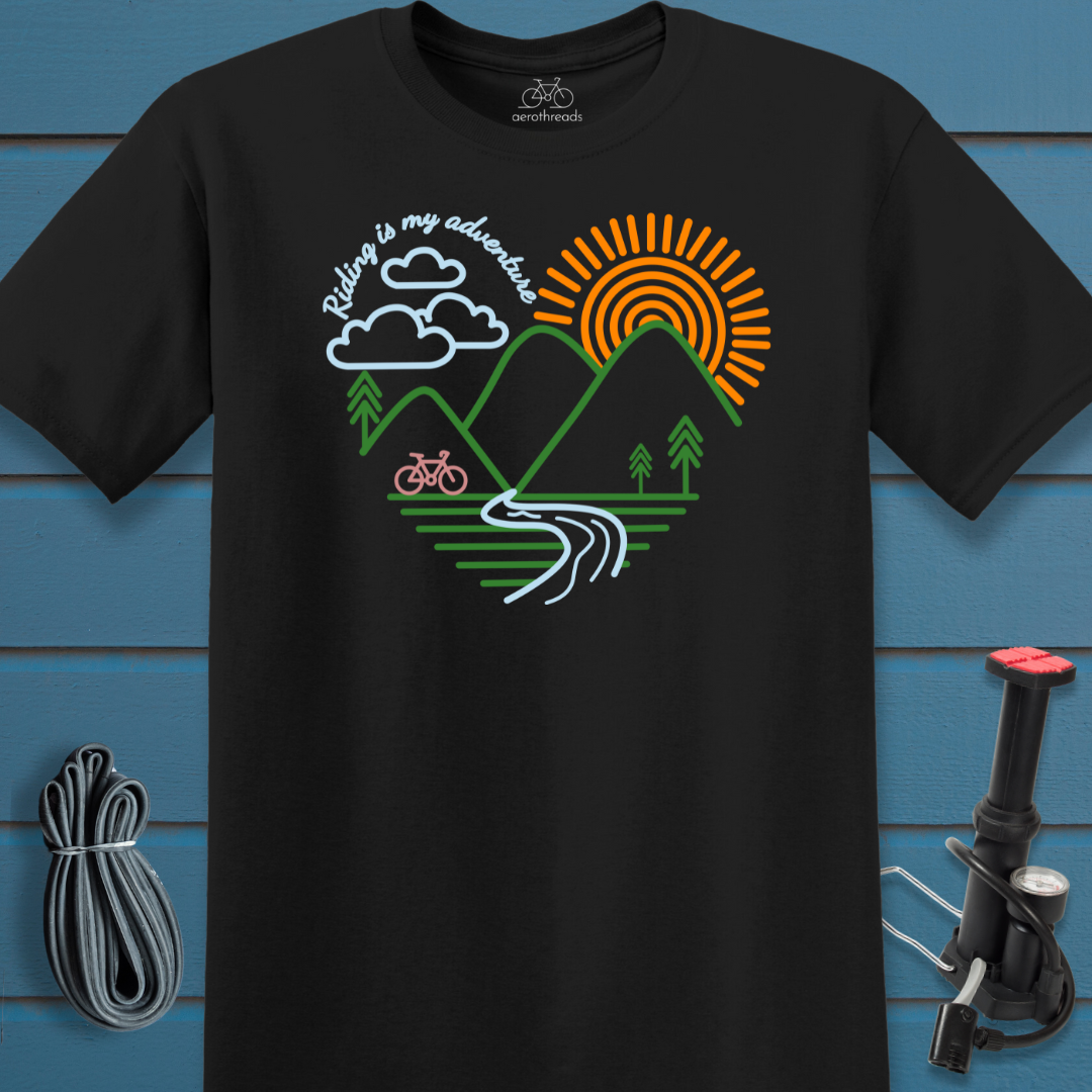 Riding is my adventure t-shirt