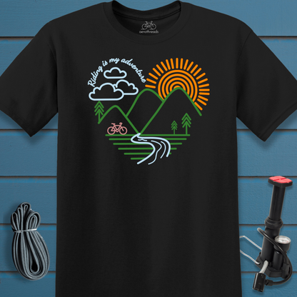 Riding is my adventure t-shirt
