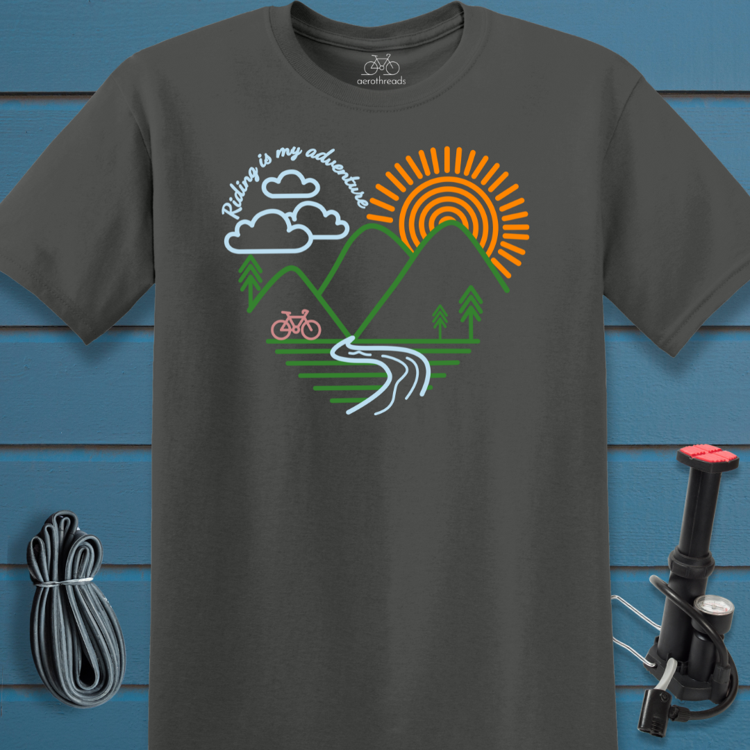 Riding is my adventure t-shirt