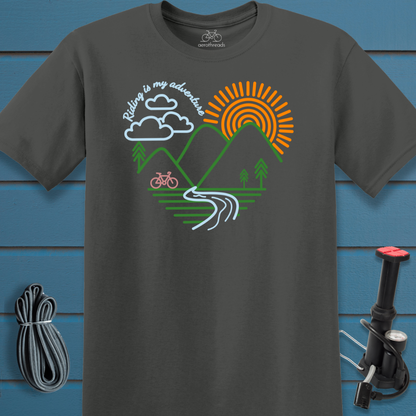 Riding is my adventure t-shirt