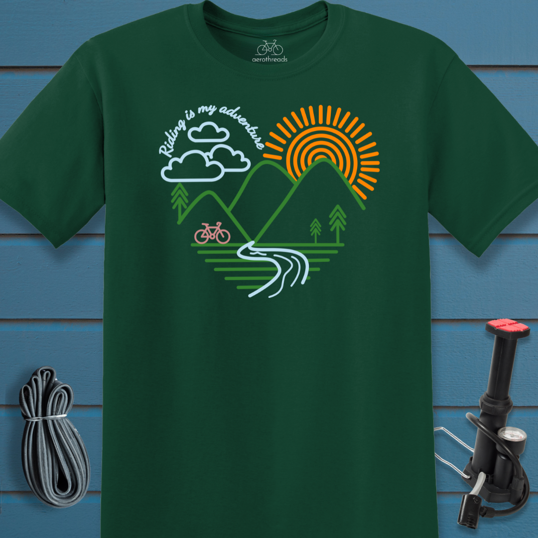 Riding is my adventure t-shirt