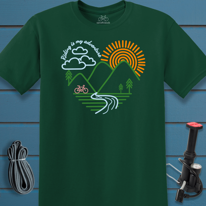 Riding is my adventure t-shirt