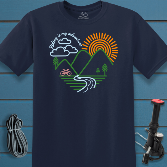 Riding is my adventure t-shirt