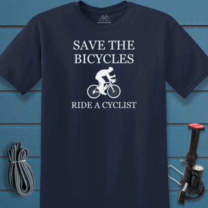 Save the bicycles t-shirt