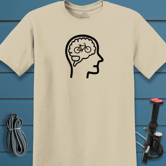 Bikes on the brain t-shirt
