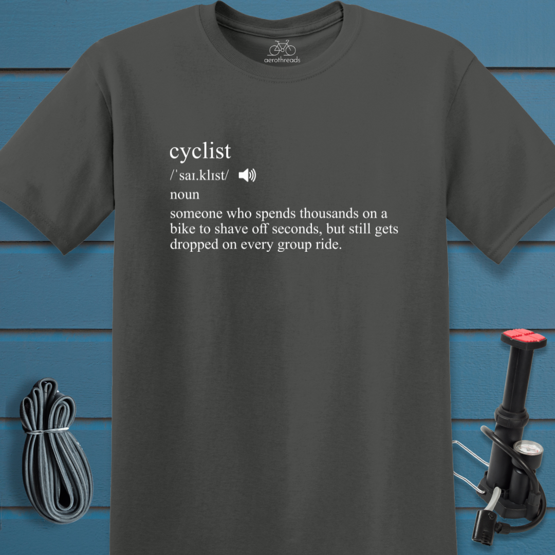 Cyclist dictionary t-shirt
