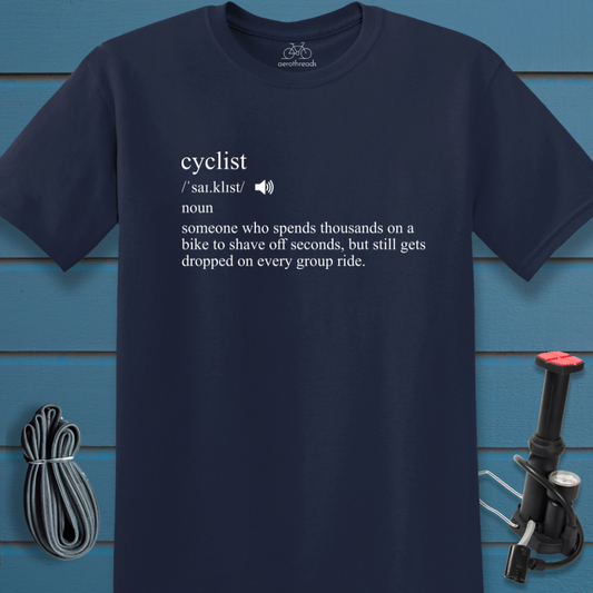 Cyclist dictionary t-shirt