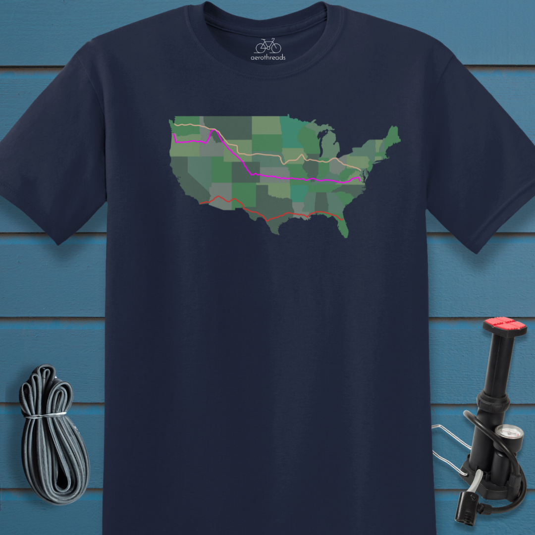 XC Routes t-shirt