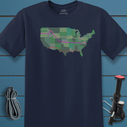 XC Routes t-shirt