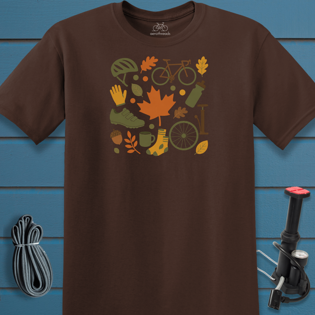Fall collage t-shirt