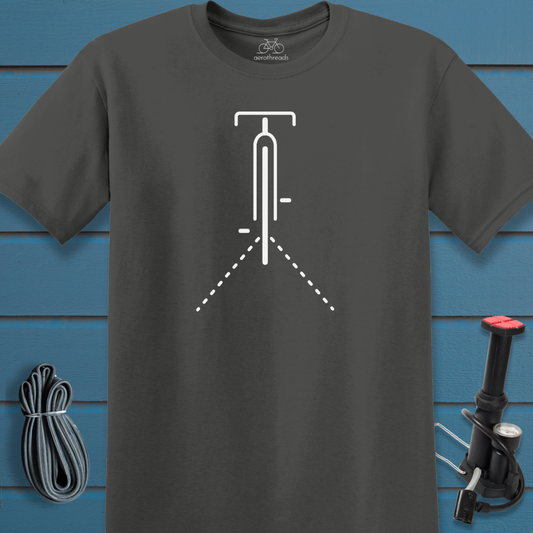 Plain line bike t-shirt