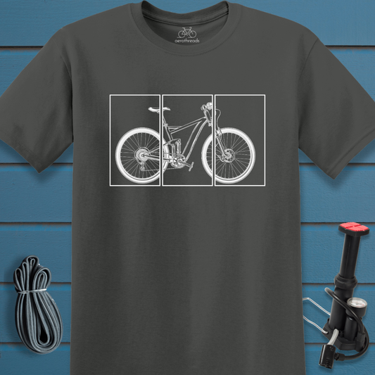 3 Panel Bike Silhouette t-shirt
