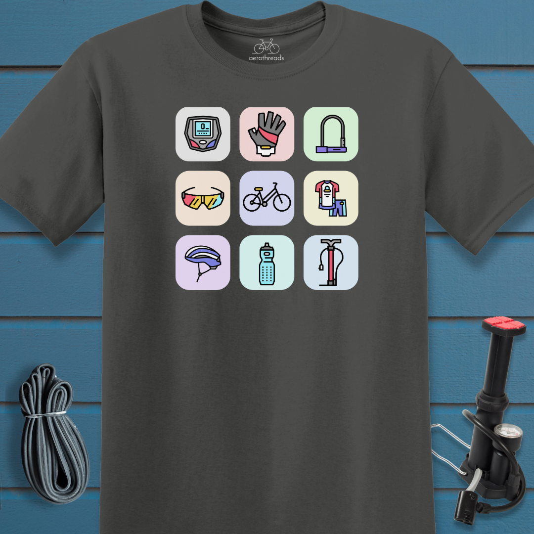 Grid with accessories t-shirt