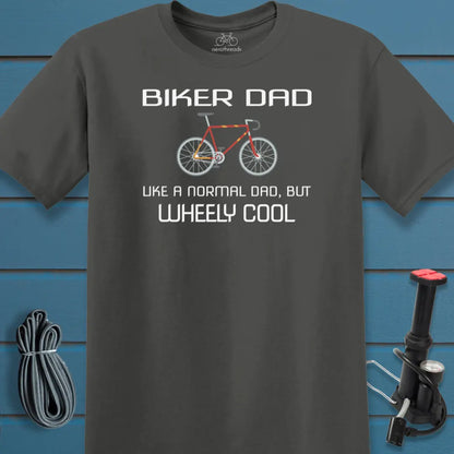 Wheely cool biker dad t-shirt