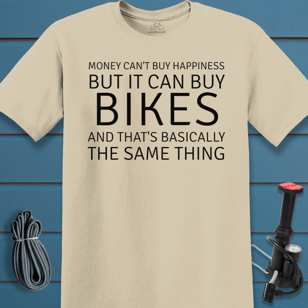 Money can't buy happiness t-shirt