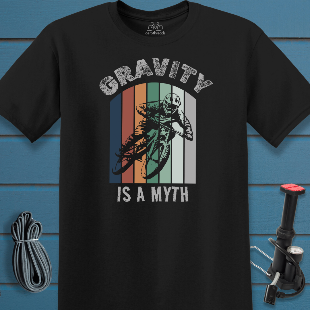 Gravity is a myth t-shirt