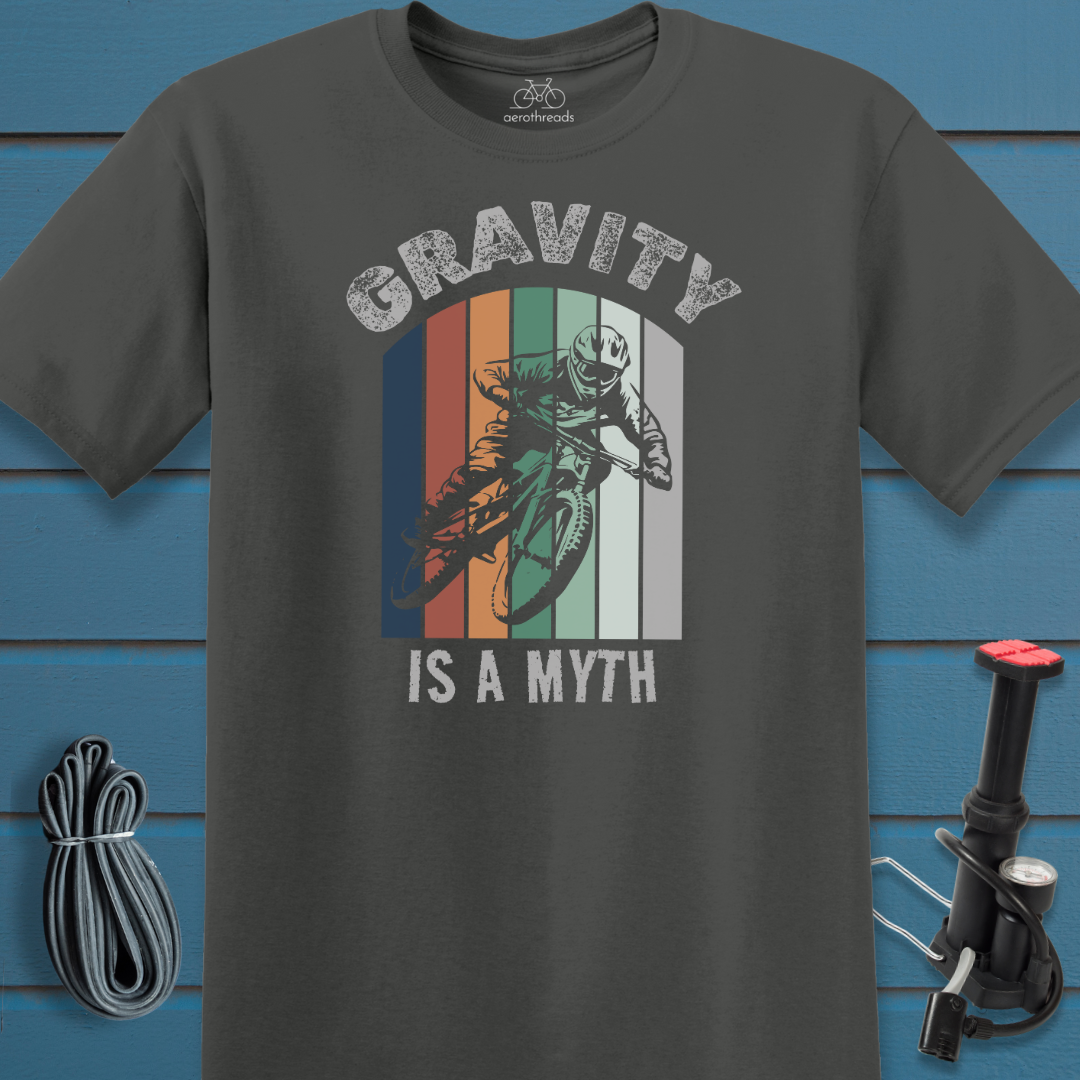 Gravity is a myth t-shirt