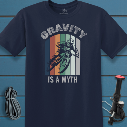 Gravity is a myth t-shirt