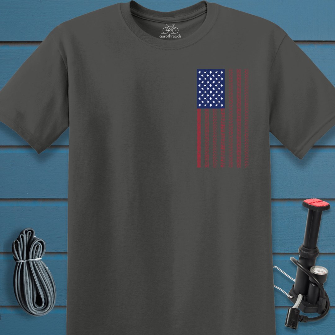 Tire flag t-shirt