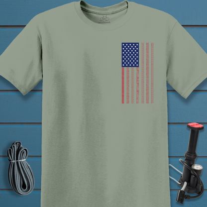 Tire flag t-shirt