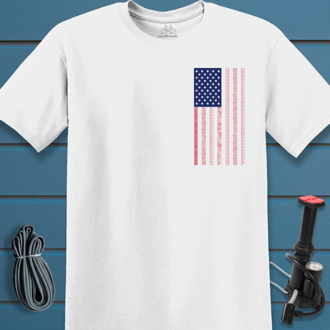 Tire flag t-shirt