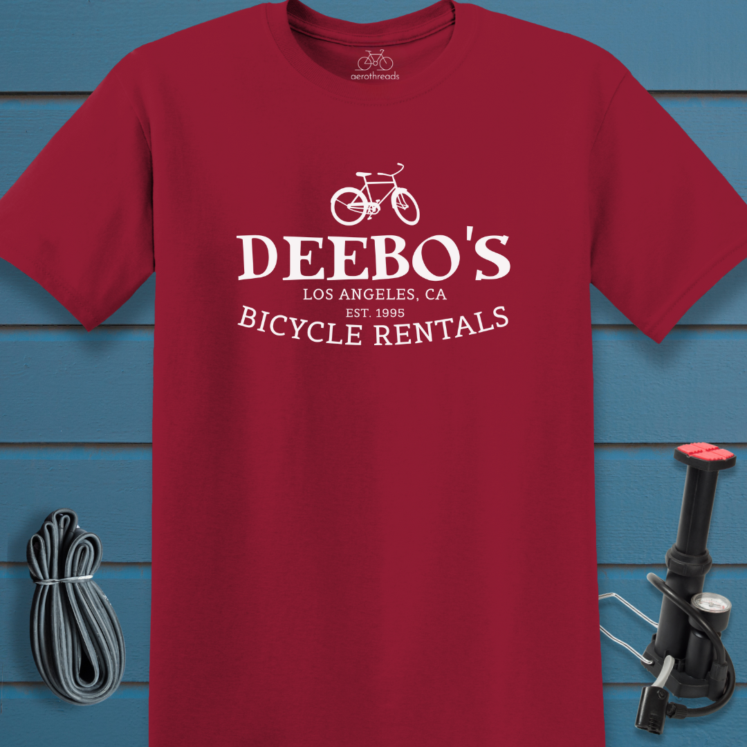 Deebo's bike rental t-shirt
